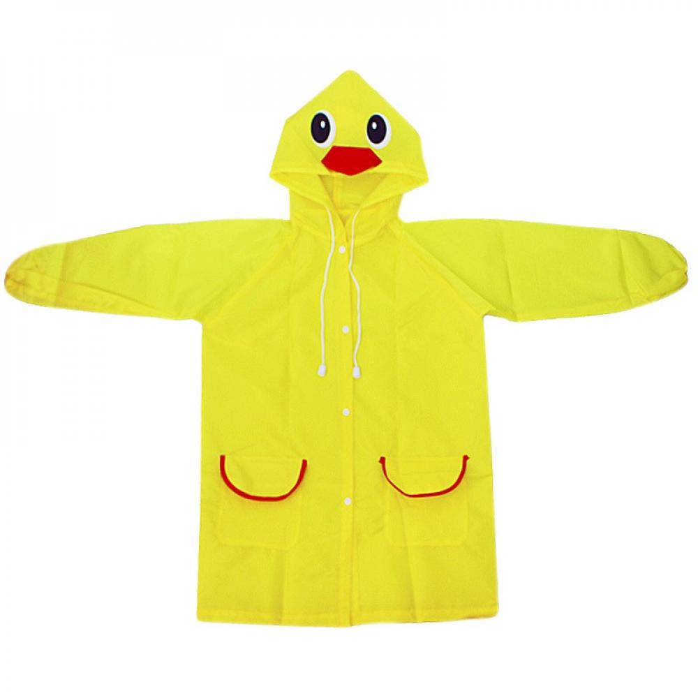 Topwoner Cartoon Rain Coat Kids Rainwear Cute Baby Funny Raincoat - image 1 of 7