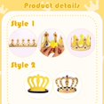 thumbnail image 3 of Set de gafas y gorro con forma de corona para regalo de fiesta para niños y adultos, 12 unidades, 3 of 7