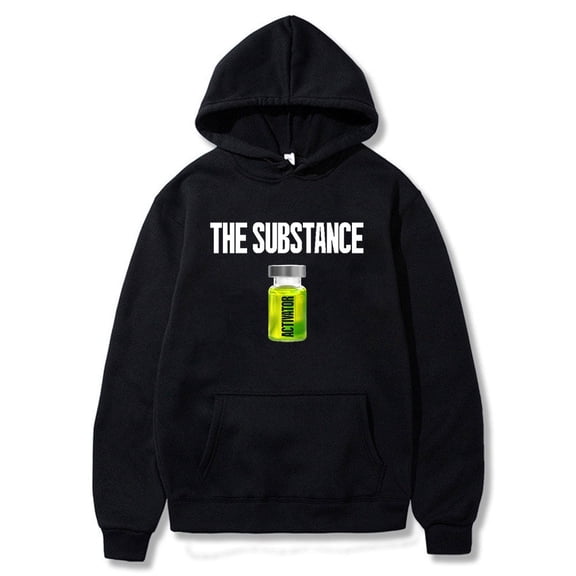 The Substance 2025 Horror Movie Hoodie unisex fashion long sleeved streetwear hooded sweatshirt