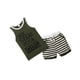 thumbnail image 2 of Jumpingount Yinyinxull - Conjuntos de 2 piezas sin mangas para bebés y niños pequeños, camisetas sin mangas de verano, pantalones cortos, conjuntos de ropa Verde 90cm, 2 of 6