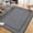 Gray, variant on Rugs Indoor Area Rug Weather Resistant Easy to Clean Ultra Thin Non Slip Stain Resistant Floor Mat for Dining Room Bedroom Blue 2x6 ft