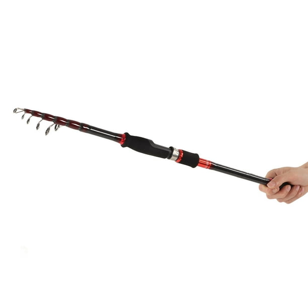 Telescopic Fishing Rod, Carbon Fiber Fishing Rod For Trout For Freshwater  2.4m