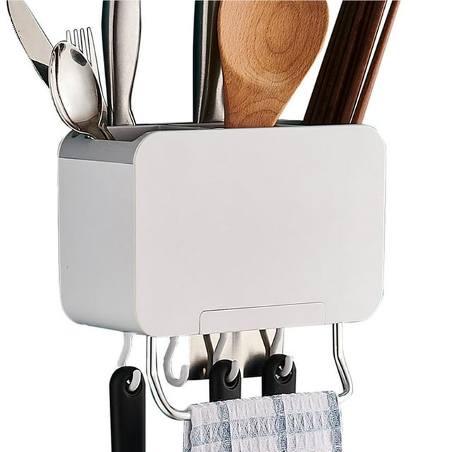 Soporte Para Bloque De Cuchillos, Estante Adhesivo Para Ducha De Baño, Montaje En Pared, Organizador Para Mostrador De Cocina, Cesta De Almacenamiento, Estantes Para Tendedero Minnieouse HA015842-00