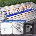 thumbnail image 6 of ALAULM 7-Piece Patio Conversation Set with Propane Fire Pit Table, Black, 6 of 7