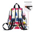thumbnail image 5 of FORMRS Kids School Backpack with Front Zippered Pocket 12" Student Travel Daypack, Blue Retro Shapes, 5 of 6