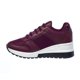 thumbnail image 3 of Tenis Mujer Sneaker Moda Casual Urbana Suave Cómodo Tipo Piel Vino 088D5N vino 24 Incógnita 088D5N, 3 of 7