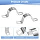 thumbnail image 2 of Uxcell 5-Pack Abrazaderas de Conducto, 1-1/4" Correa de Tubo Rígido de Acero Inoxidable 304 Soporte en U M32 para Fontanería, 2 of 7
