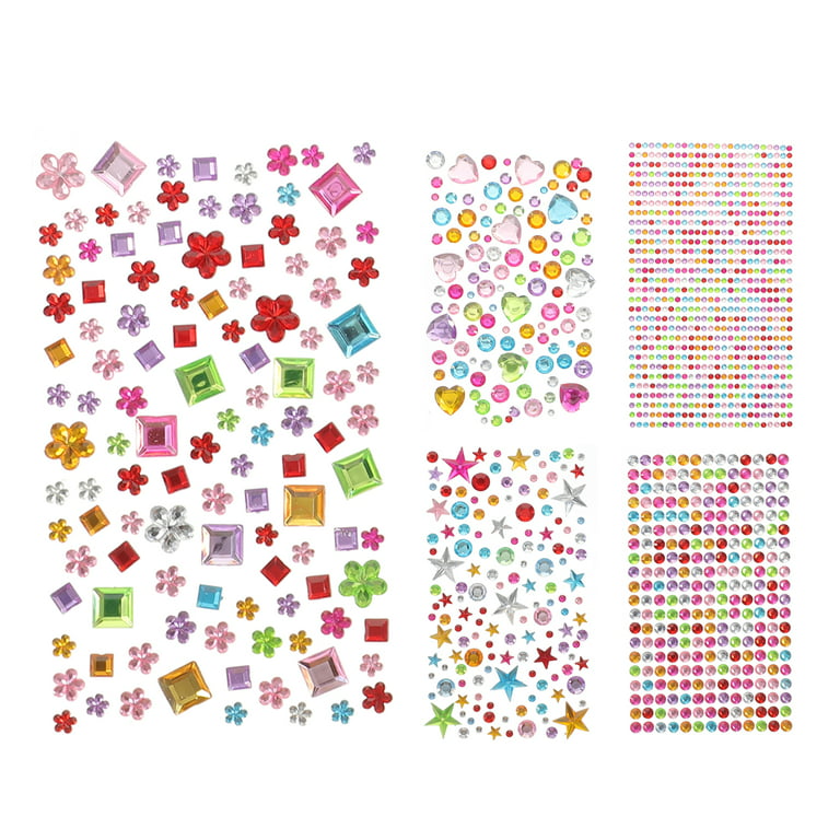 400Pcs rhinestone jewels sticker Gems Stickers Self Adhesive Gems Diy  Crafts