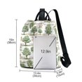 thumbnail image 3 of FORMRS Women's Travel Backpack Purse Anti-Theft Hidden Pockets Casual Shoulder Bag, Watercolor Horses Pattern, 3 of 7