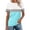 Light Blue, variant on Pohista Spring Tops for Women Trendy Western Shirts for Women Summer Blouse Womens Short Sleeve Shirts Casual my saved for later items