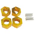 thumbnail image 1 of Rueda de Montaje Hexagonal Vogacara 4 Uds Aleación de Aluminio Dorado 1/18, 1 of 6