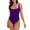 thumbnail image 3 of Bikini Mujer Traje de Baño Traje de Baño Para Mujer, Monokini de Cintura Alta, Cruzado En La Parte Delantera, Con Lazo En La Espalda, Cómodo y Elegante, Para Playa y Piscina, Talla 56, 3 of 4