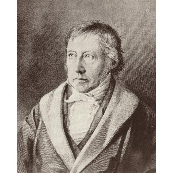 Georg Wilhelm Friedrich Hegel - 1770 to 1831 German Philosopher Poster Print