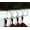 Glitter Silver, variant on The Original MantleClip Stocking Holder, 4-pack, Glitter Silver