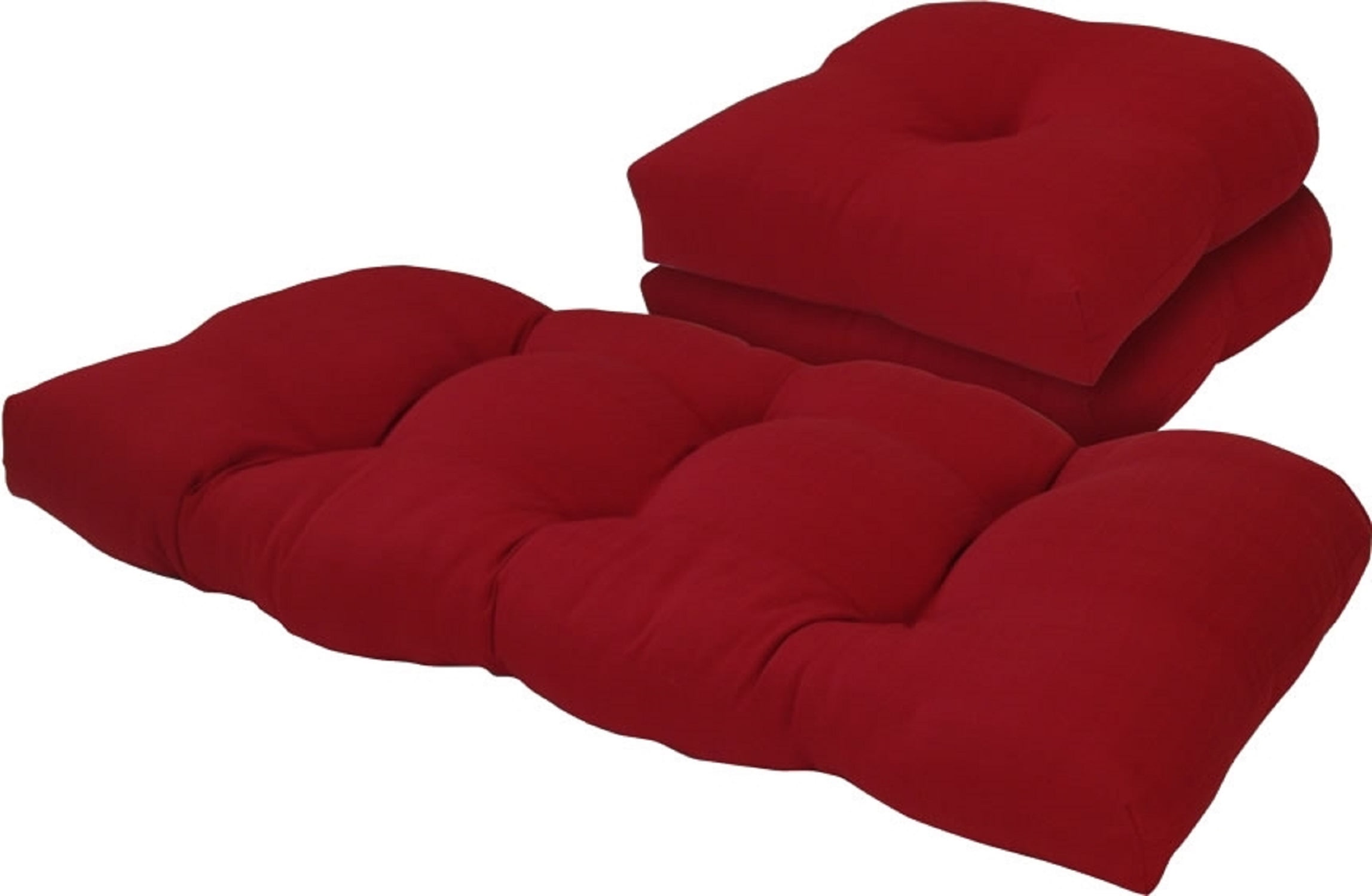 dark red outdoor cushions