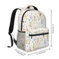 thumbnail image 2 of Balery Flower Rabbit Mochila Escolar Impresa, Mochila Ligera para Viajes Casual, Mochila Duradera y Cómoda Multifuncional, Mochila para Laptop-One Size, 2 of 5