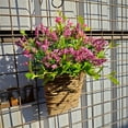thumbnail image 4 of 1*Purple Artificial Wreath Clearance! Wreaths for Front Door Berry Wildflower Door Hanging Basket Wreath 2024 New Spring Wreath Seasonal Welcome Sign for Home Front Door Decoration, 4 of 7