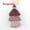 Burgundy, variant on Bohemia Cotton Fringe Tassel Pendant 10mm Natural Wood Beads Long Chain Necklace