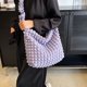 thumbnail image 5 of Bolso Bandolera Hombro Gran Capacidad Con Nicho Seersucker Nube Plisado Femenino 5152 (Púrpura) Púrpura, 5 of 9