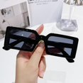 thumbnail image 4 of Gafas De Sol rectangulares con montura pequeña para mujer, anteojos De Sol femeninos a la moda De Color gelatina, gafas De viaje De verano, UV400, 4 of 4