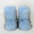 2024 Latest Hot Women's Snow Boots Fluffy Furry Round Toe Suede Winter