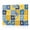 D, variant on XaaKee Mod Shapes 0031 Interwoven Flora Retro Vector Dense Pattern Canvas Wall Art Prints Inner Framed 18*12Inch