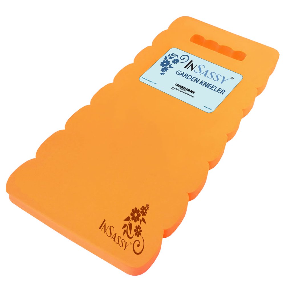 InSassy (TM) Extra Large Garden Kneeler Wave Pad High Density Foam