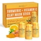 thumbnail image 1 of Mascarilla facial de cúrcuma DERMAXGEN - Tratamiento orgánico puro para el acné + Aumenta la circulación + Antienvejecimiento para el cuidado de la piel seca y opaca - Juego de 3, 1 of 3