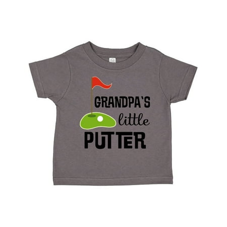 

Inktastic Golfing Grandpa Little Putter Gift Toddler Boy or Toddler Girl T-Shirt