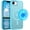 Blue, variant on TJS Phone Case for iPhone 17e / iPhone 16e, Magnetic Ring Translucent Protective Cover (Blue)