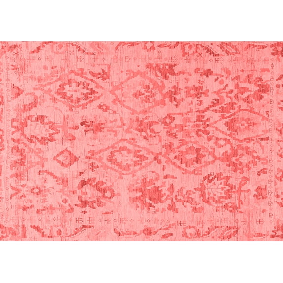Ahgly Company Indoor Rectangle Oriental Red Traditional Area Rugs, 6' x 9'