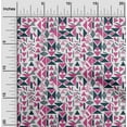 thumbnail image 1 of oneOone Viscose Chiffon Fabric Rectangle & Triangle Geometric Printed Fabric 1 Yard 42 Inch Wide, 1 of 4