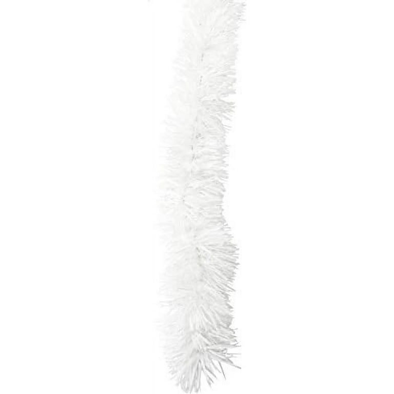 Set of 2 Luxury Snowy White Feather Boas 