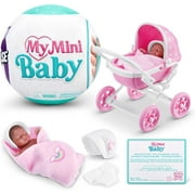 5 Surprise My Mini Baby Series 1 by ZURU, Collectible Mystery Capsule, Toy for Girls, Realistic Miniature Baby, Playset and Accessories