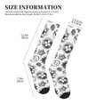 thumbnail image 2 of Compression Socks For Women And Men - Silver Gear Pattern Compression Socks Circulation For Workout, 2 of 2