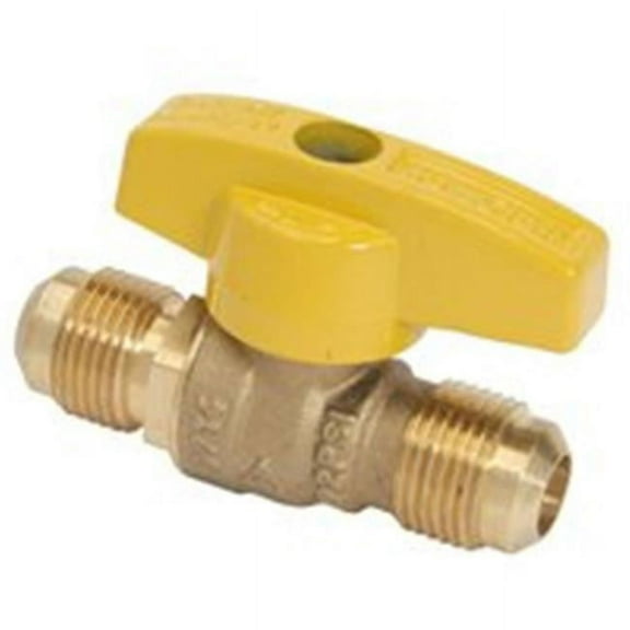 BrassCraft TBVF8 Gas Ball Valve 1/2 in Flared Brass