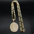 thumbnail image 4 of Classic Virgin Mary Pendant Necklace for Women Men 14K Yellow Gold Catholic Mother Mary Necklaces Jewelry, 4 of 6