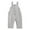 Gray, variant on AUNVITO Children's Solid Color Shoulder Strap Pants Pocket Jumpsuit Full Length Pants Overalls