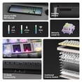 thumbnail image 3 of Teclado EPOMAKER Galaxy100 Lite QMK/VIA 1800 Aluminio Negro, 3 of 8