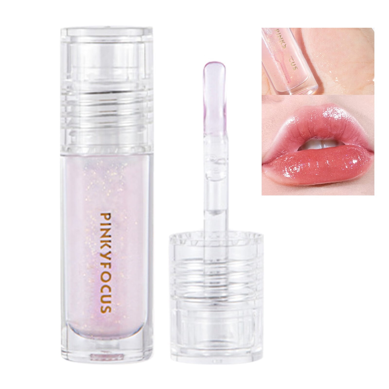 〖Roliyen〗Pro Beauty Tools Lip Glosses Clear Crystal Bright Lip Gloss