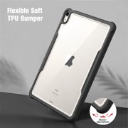 Fintie Case for iPad Air 11-inch M3 (2025) / M2 (2024), iPad Air 5th (2022) / 4th Generation (2020) 10.9 Inch - Shockproof Soft TPU Bumper with Slim Lightweight Clear Transparent Back Cover