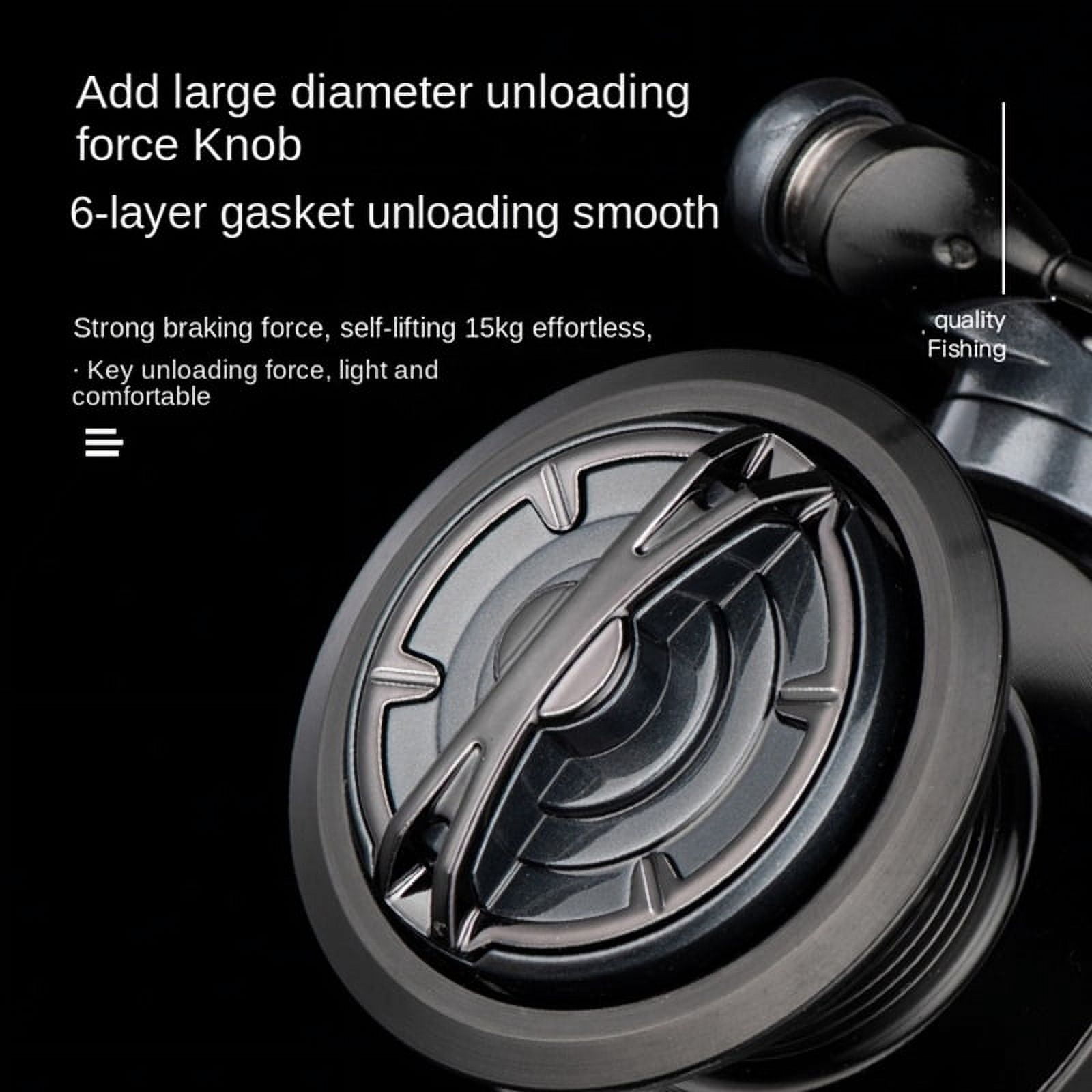 Fishing Reel, High Speed Ratio 6.2:1, Casting Reel, Spinnings Reel KAM5000 Deep Cup
