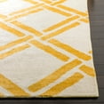 thumbnail image 2 of Safavieh  Couture Handmade Moroccan Hedviga Modern Viscose Rug Ivory/Gold 9' x 12' 9' x 12' Gold, 2 of 5
