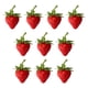 thumbnail image 1 of Moyic 10 piezas de decoración de fiesta falsa de fresa artificial, adorno de comida de simulación, bonito suministro de encimera, comedor Decoración del hogar, 1 of 6