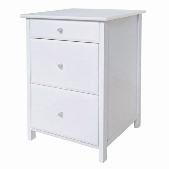 Ergode Delta Home Office File Cabinet, White