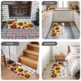 thumbnail image 6 of Sunflower Gray Check Door Mat&nbsp;Indoor Outdoor Entrance, Non Slip Rug for Kitchen Bathroom Entryway Rug, Farmhouse Flowers Butterfly Washable Doormat Floor Mat for Office Home Decor 24x36 Inch, 6 of 8