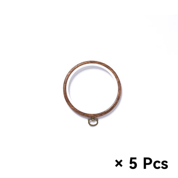 FACEGA 5 Pcs Embroidery Hoop,Quick Setup Cross Stitch,Versatile Options Cross Stitch,3.94 In