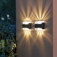 thumbnail image 4 of Summer Clearance! Uhuya Solar Lights for Outside, 4PCS Solar Light Outdoor Decoration Courtyard Wall Light Outdoor Night Light B, 4 of 4