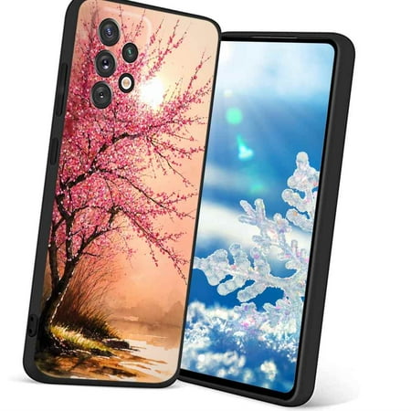cherry-tree-s-blossoms-1 phone case for Samsung Galaxy A32 5G for Women Men Gifts,Soft silicone Style Shockproof - cherry-tree-s-blossoms-1 Case for Samsung Galaxy A32 5G