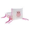 thumbnail image 3 of Cojín protector de cuna de 6 piezas Zulema Búho rosa Cojín suave para cama infantil, 3 of 8
